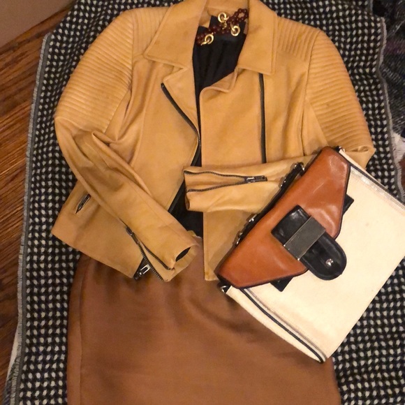 MISSONI luscious rust silk shantung pencil skirt